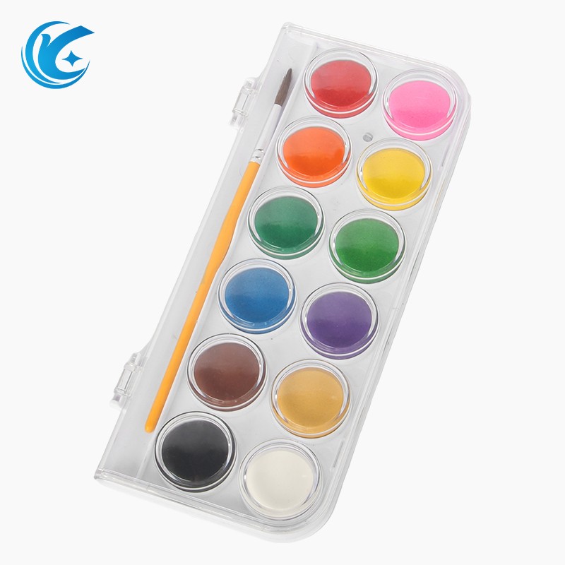 How to adjust solid watercolor colors